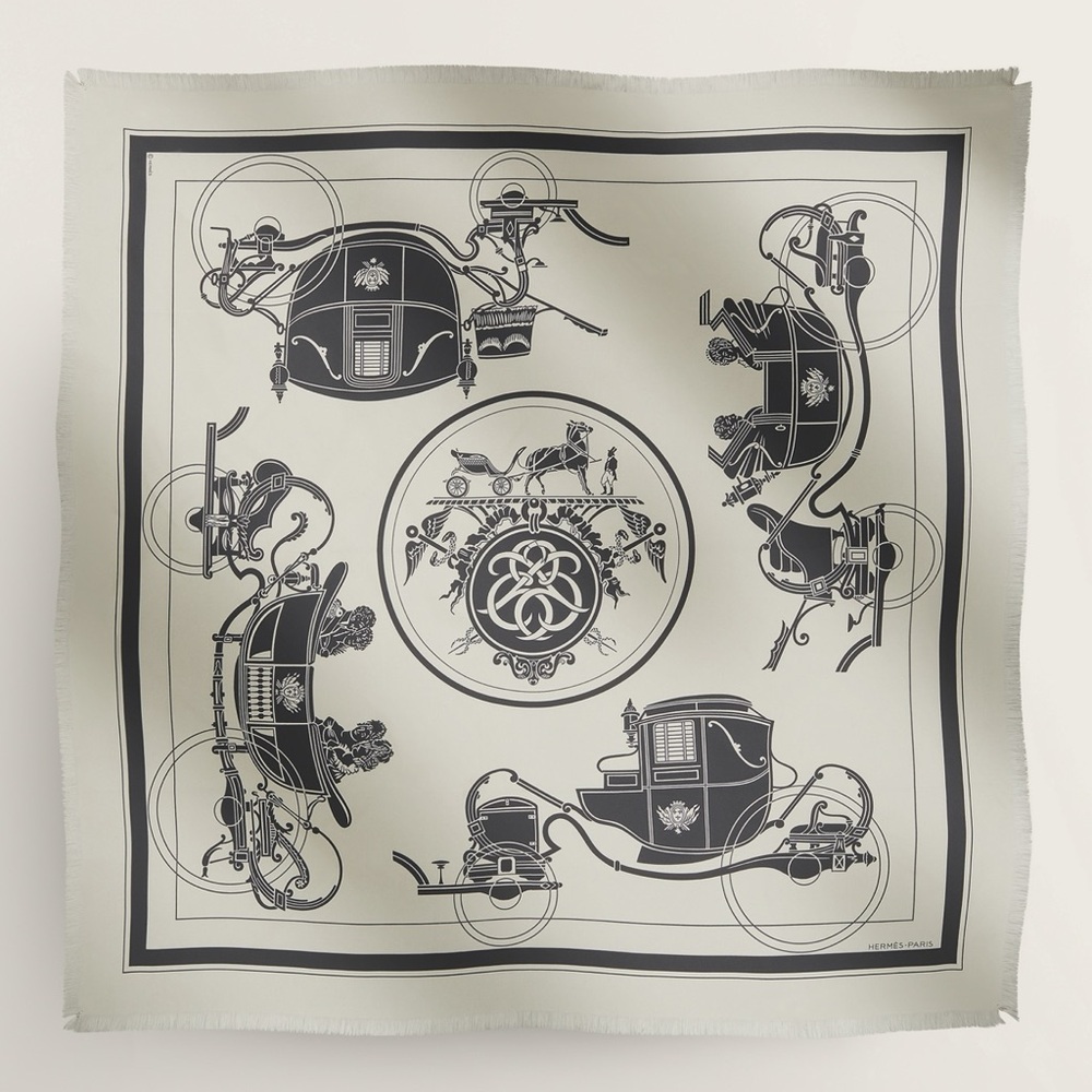 Hermes Ex-Libris Scarf 80